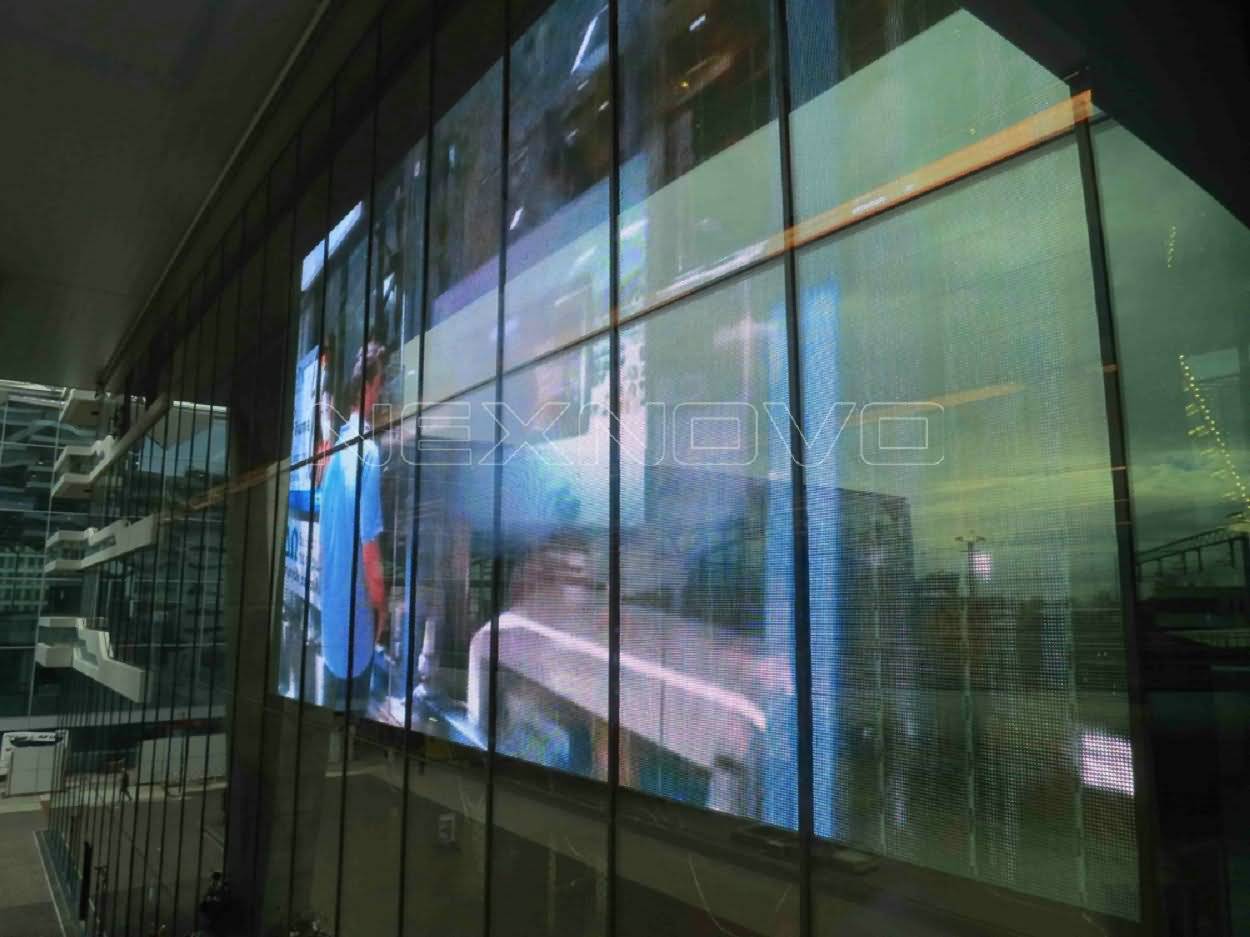 Netherlands Den Haag glass facade media transparent LED screen(图8)