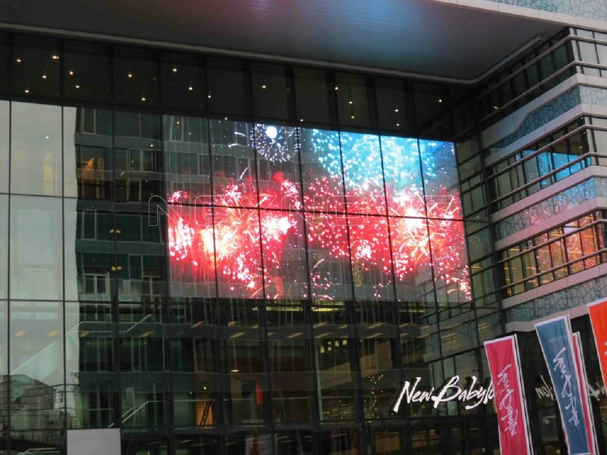 Netherlands Den Haag glass facade media transparent LED screen(图9)