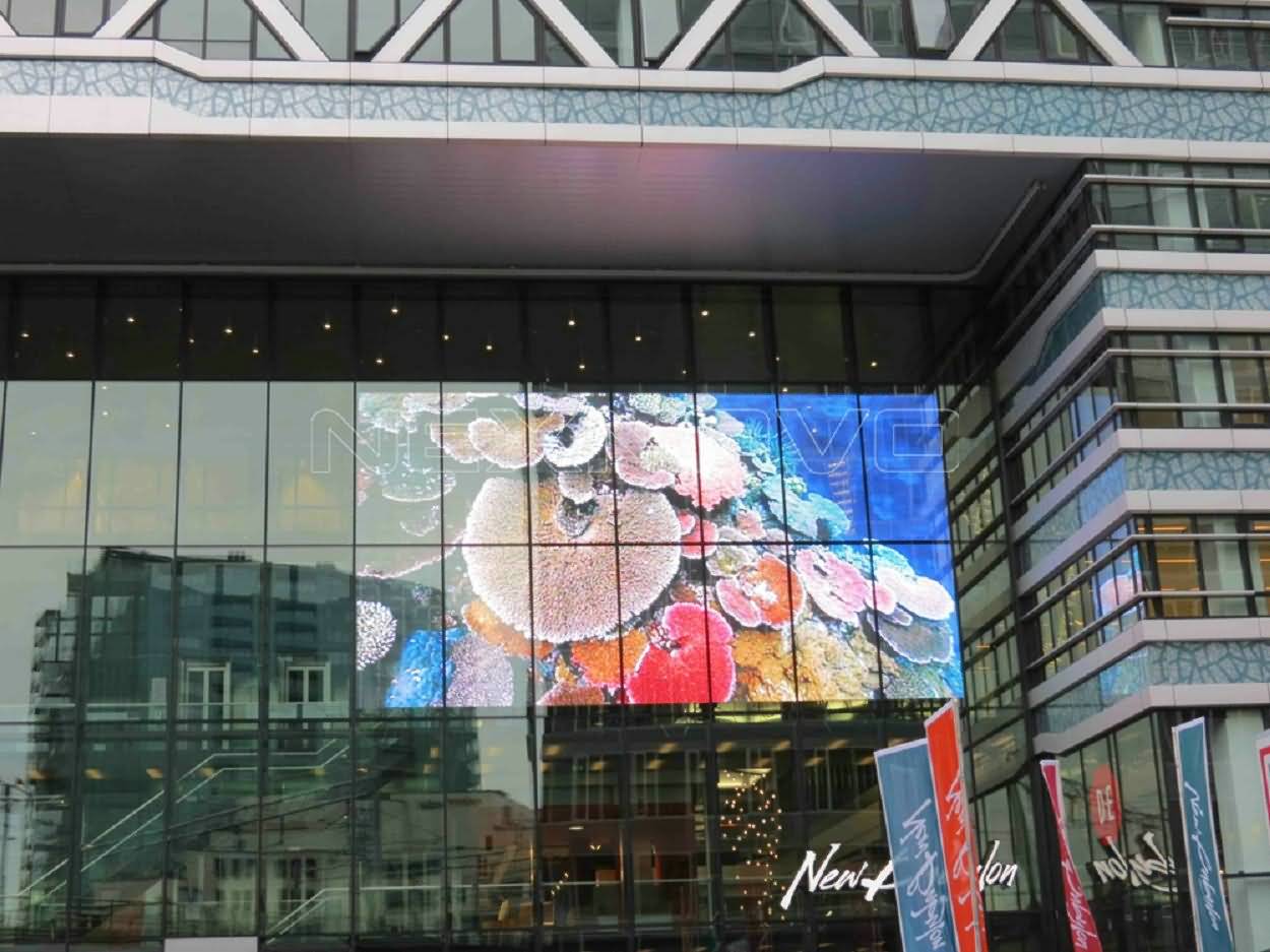 Netherlands Den Haag glass facade media transparent LED screen(图10)