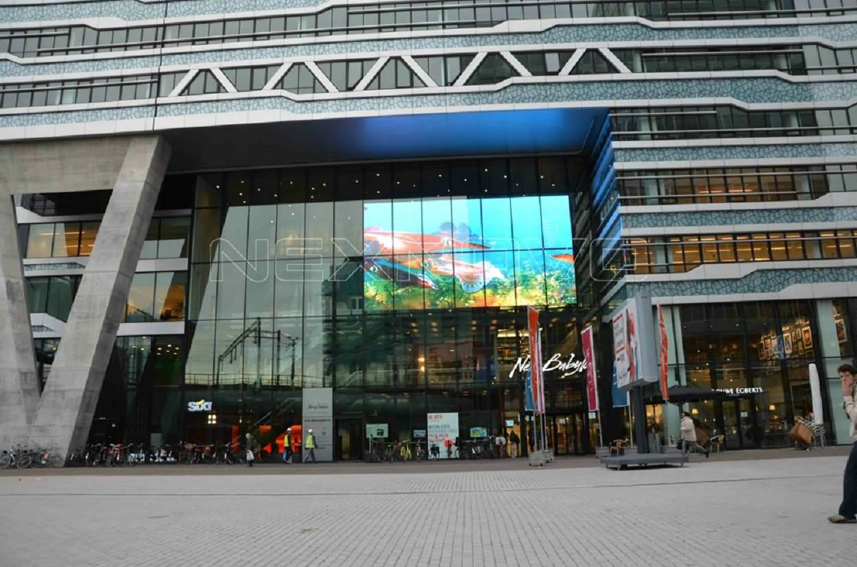 Netherlands Den Haag glass facade media transparent LED screen(图12)