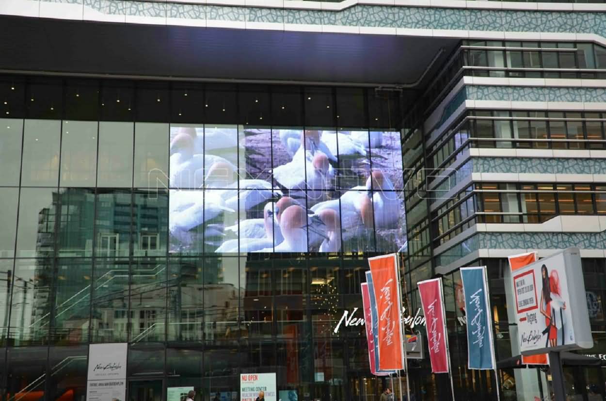 Netherlands Den Haag glass facade media transparent LED screen(图15)