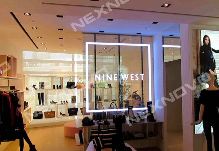 NEXNOVO Transparent LED display in high-end store in Hongkong(图1)