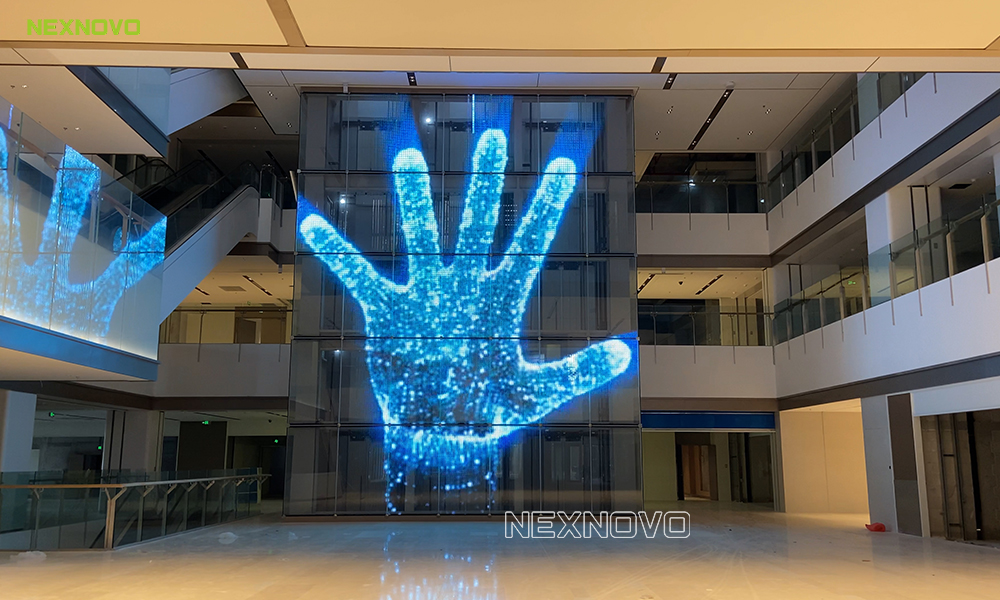 transparent led screen, pantallas led transparente, see through led display