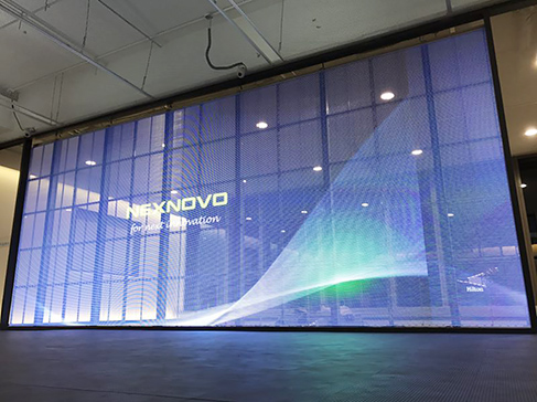 NEXNOVO XRL series transparent indoor LE