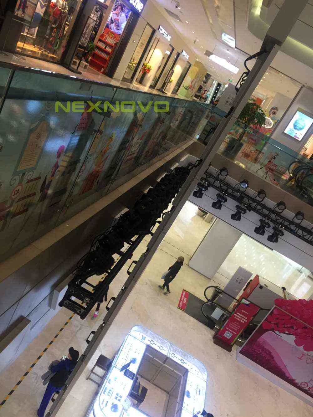 NEXNOVO transparent LED display launched at Xihongmen Beijing(图2)