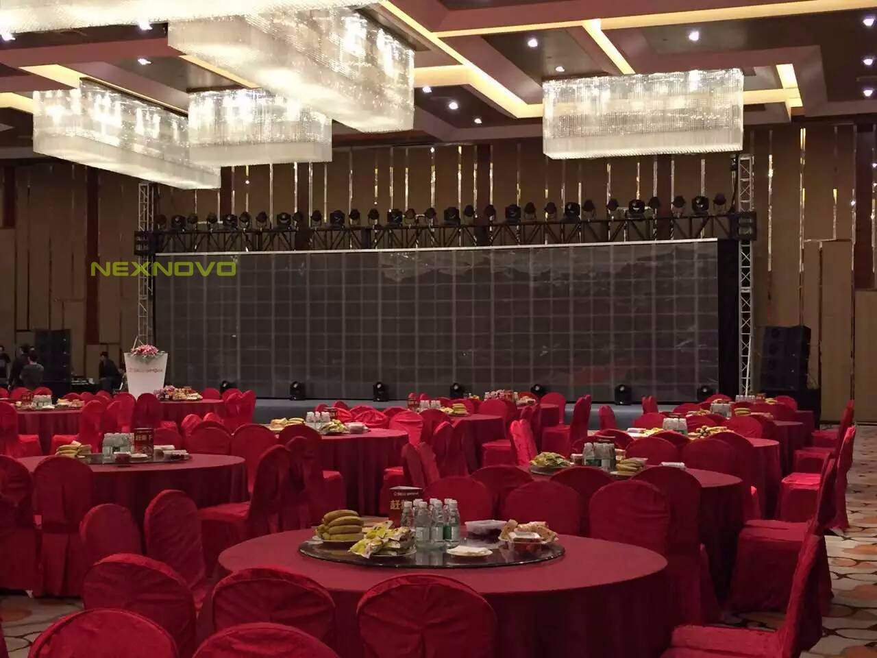 58 Tong Cheng Dealers Meeting Rental transparent LED display(图3)