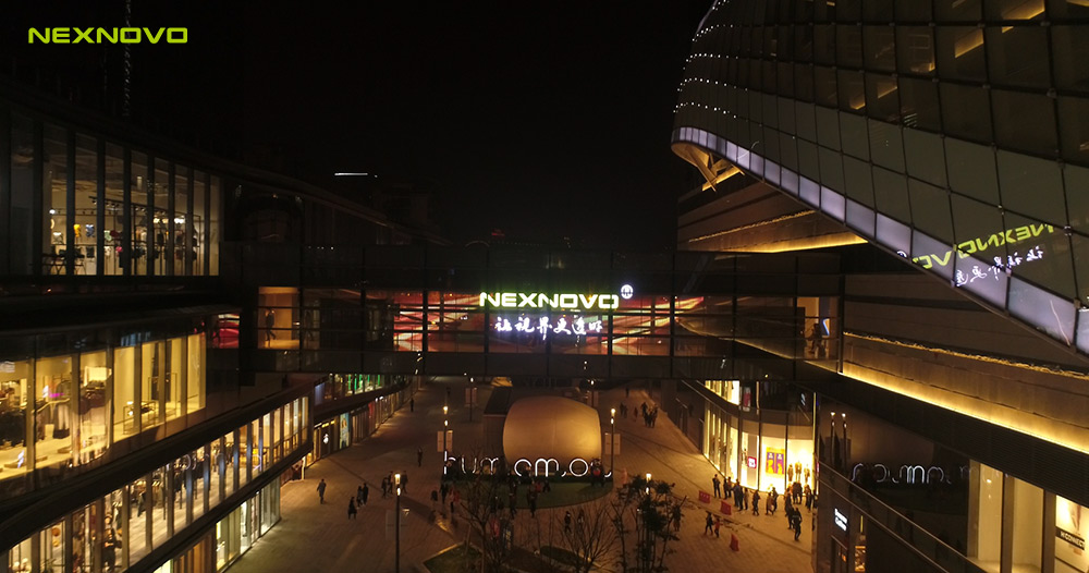 NEXNOVO transparent LED display for SUZHOU center(图1)