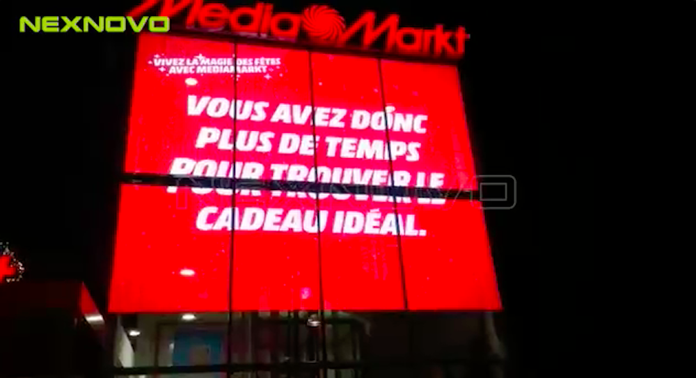 XRW16 Glass wall advertising on MediaMarkt, Belgium(图2)