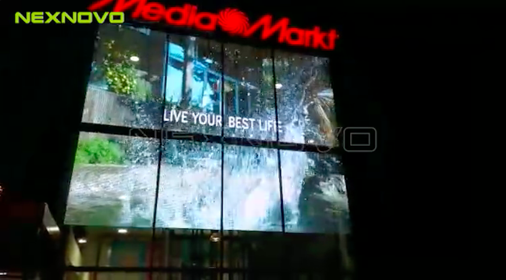 XRW16 Glass wall advertising on MediaMarkt, Belgium(图4)