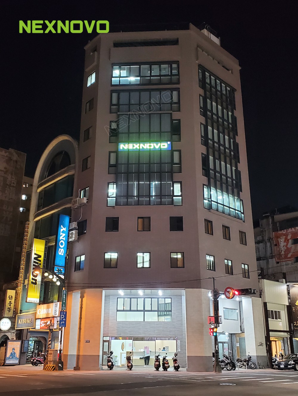 Transparent LED media for ANIMATE office building in Taiwan(图1)