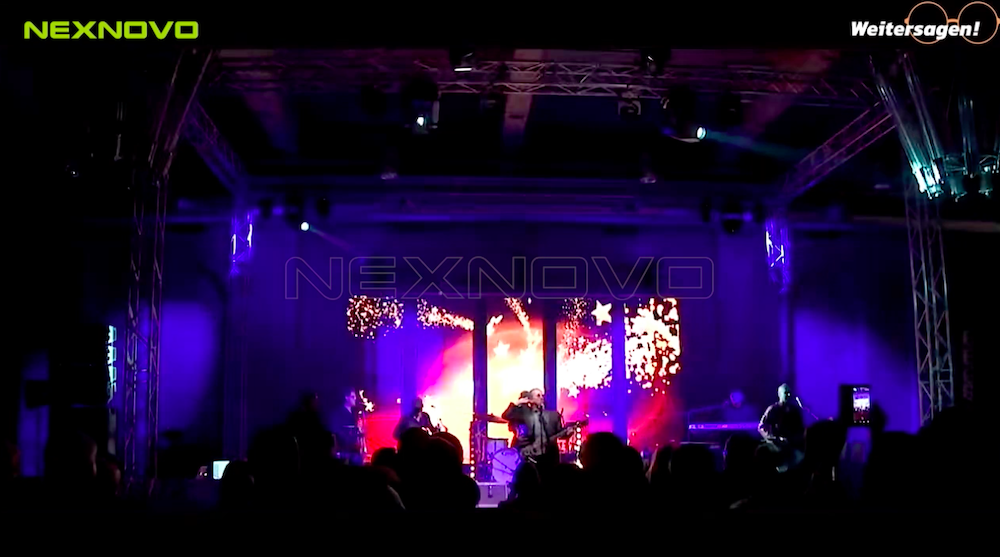 German Band _ Weitersagen with NEXNOVOs transparent LED screen(图4)